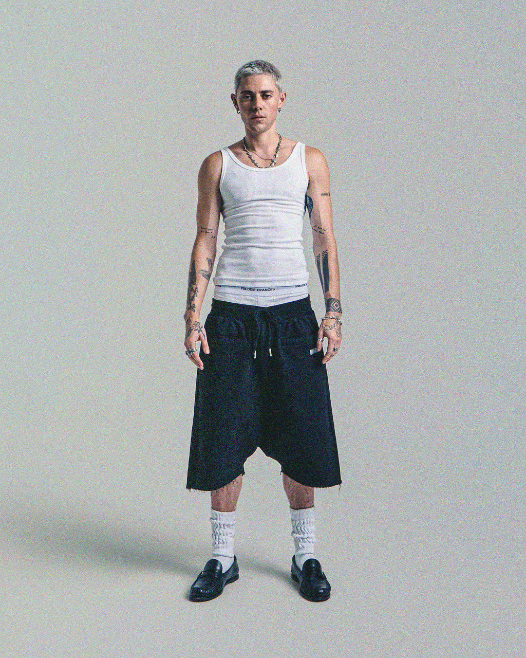Émis Drop Crotch Shorts