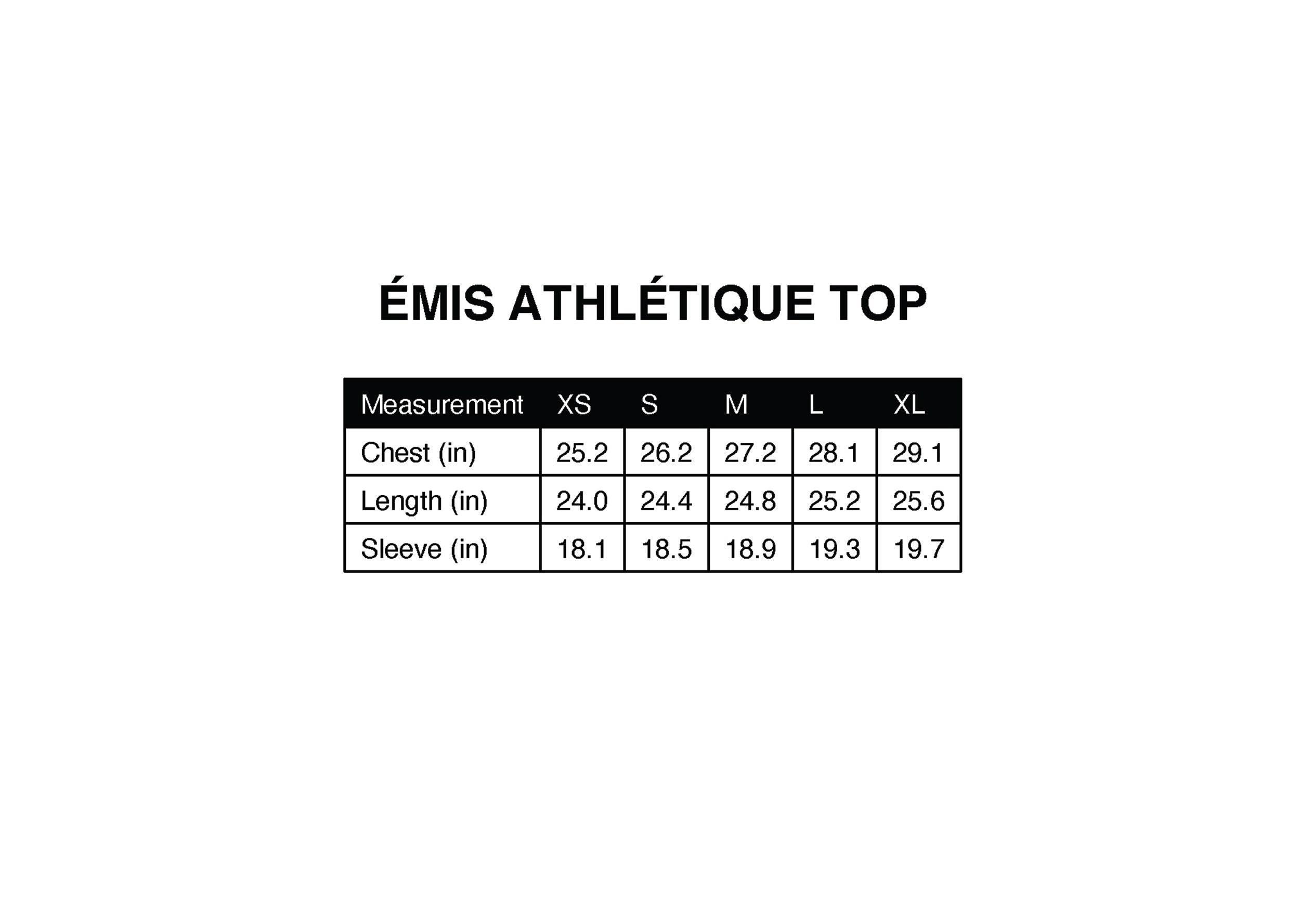 Émis Short Sleeve Athlétique Top