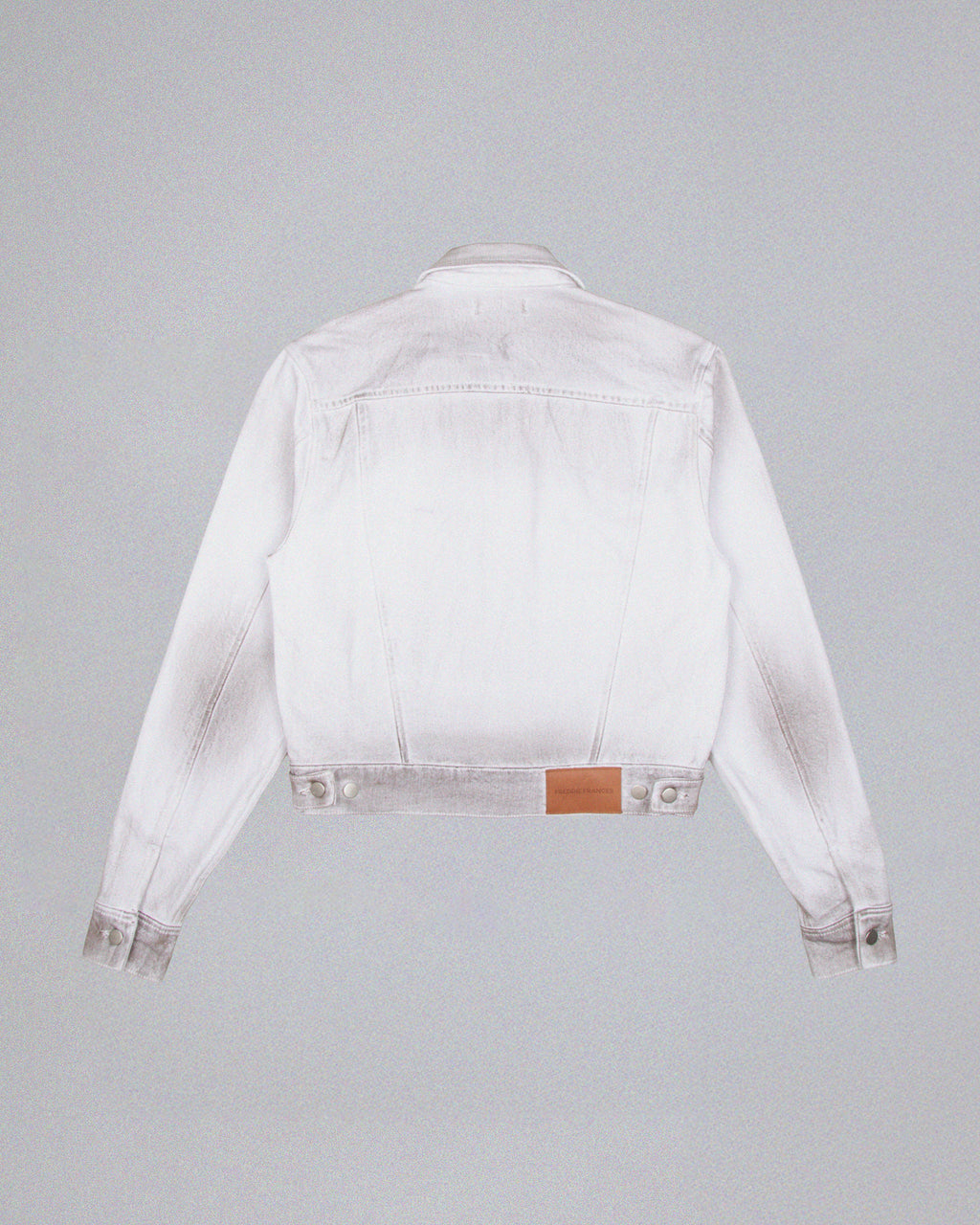 Alix Derty White Denim Trucker Jacket