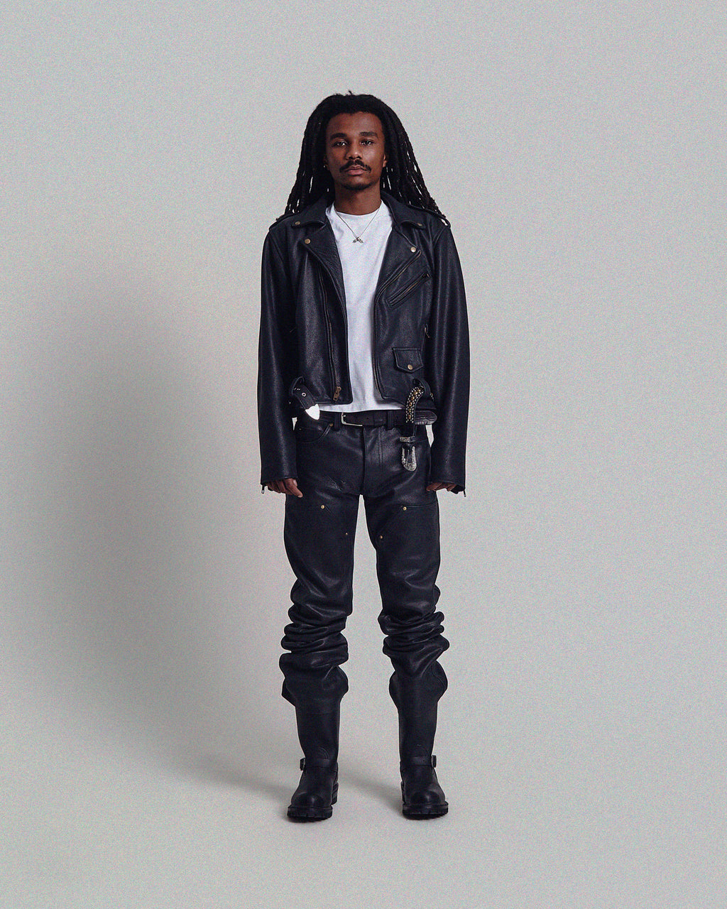 "Cavalier" Perfecto Leather Jacket
