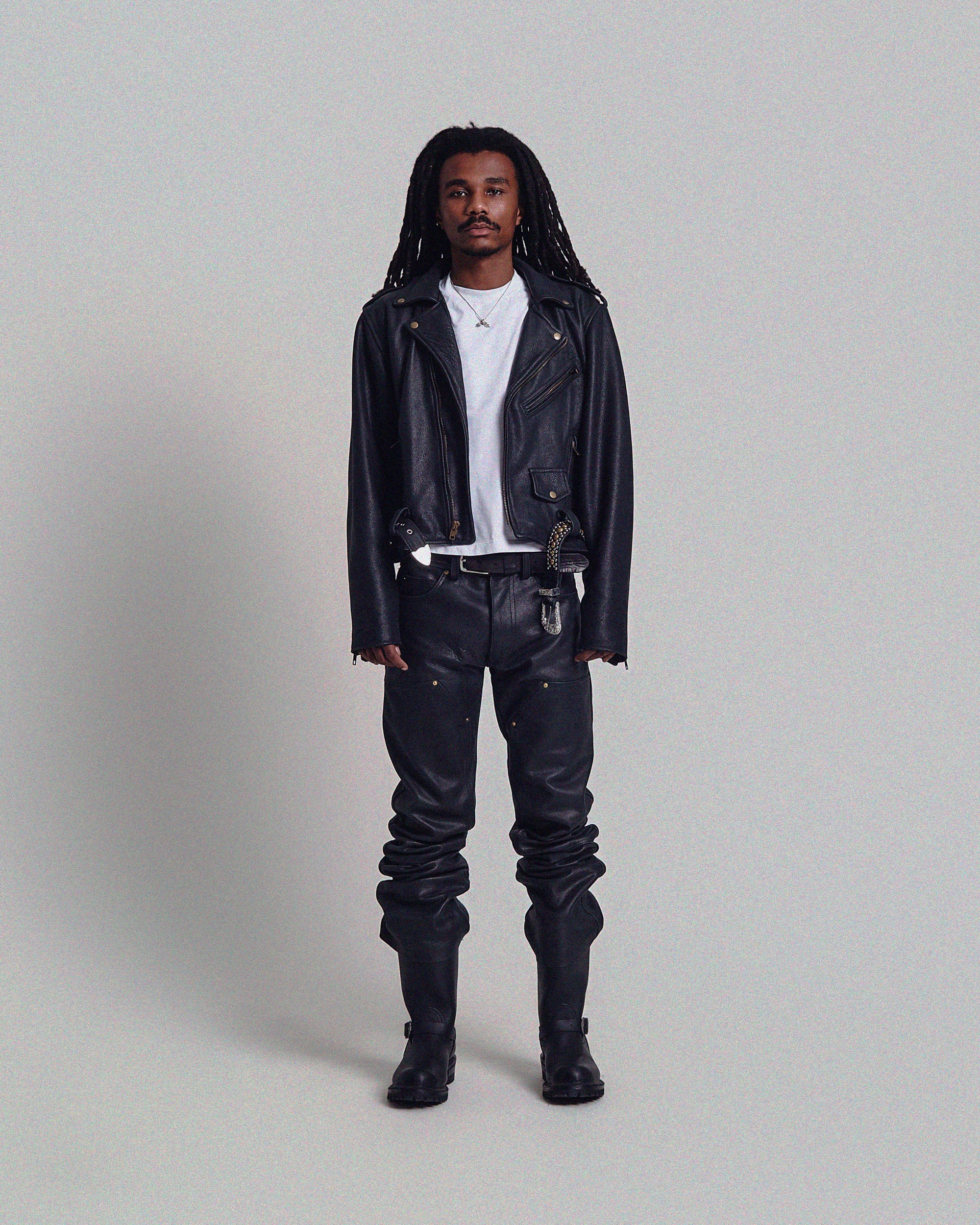 "Cavalier" Perfecto Leather Jacket