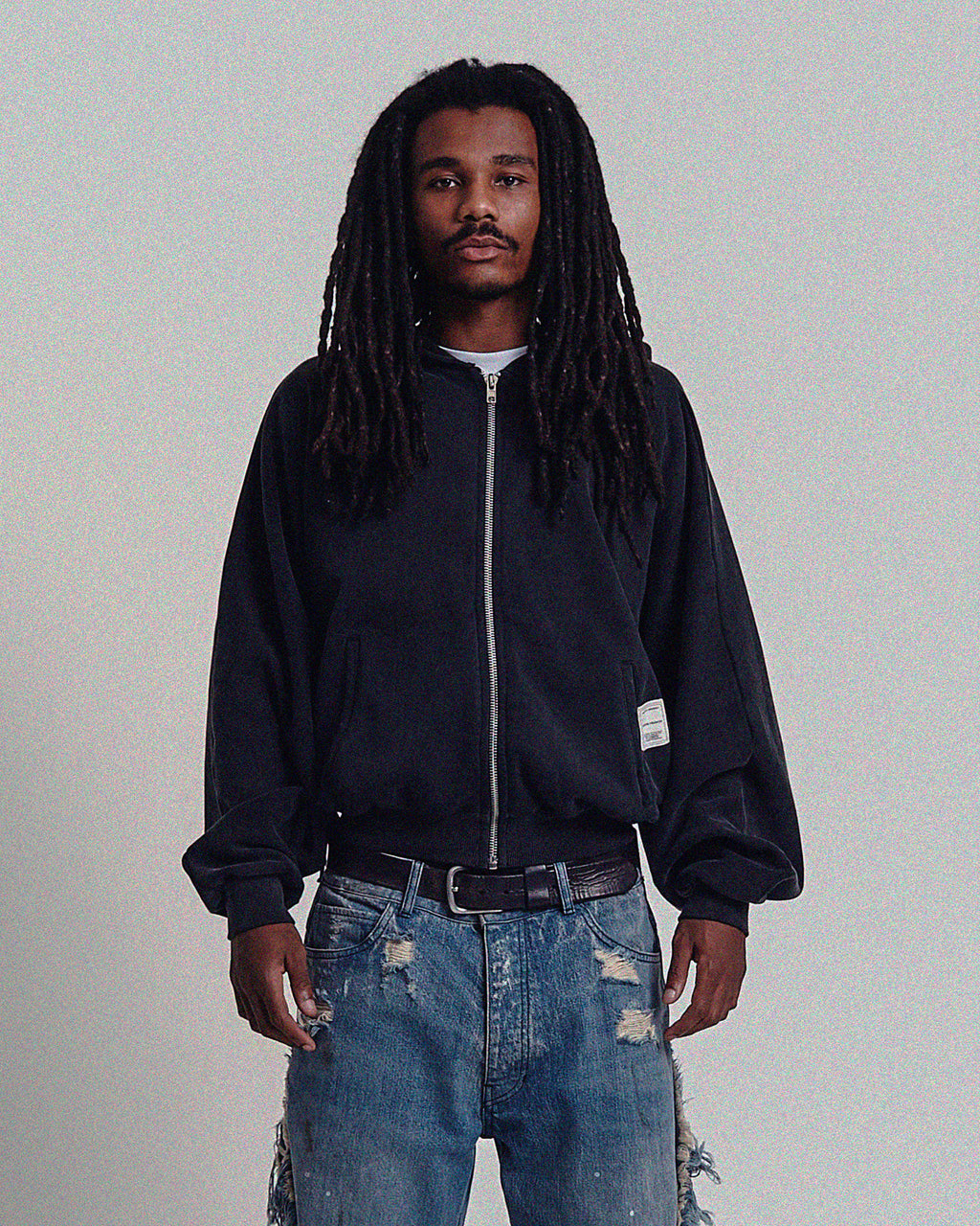Swan Zip Up Hoodie