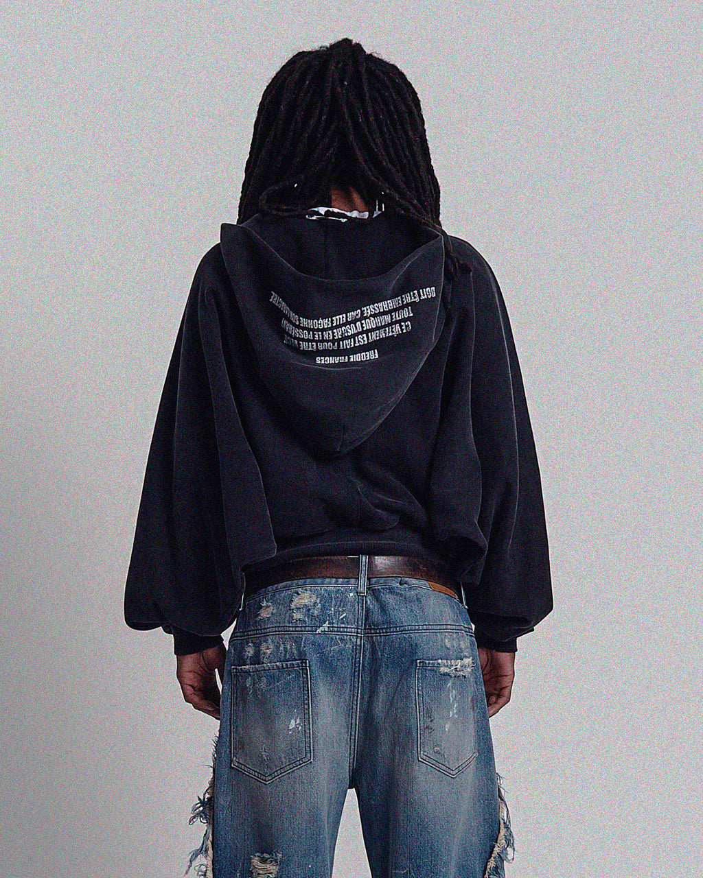 Swan Zip Up Hoodie