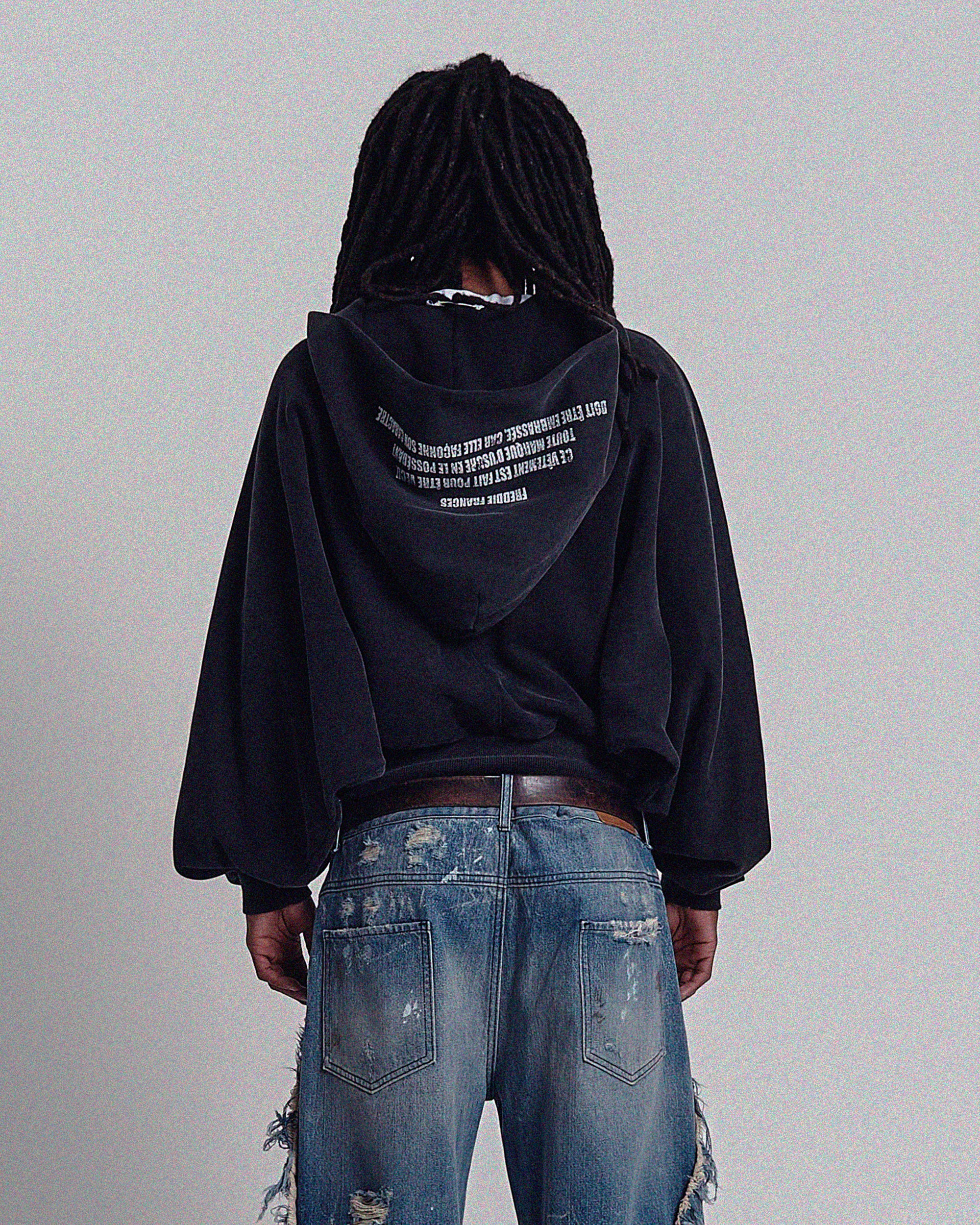 Swan Zip Up Hoodie