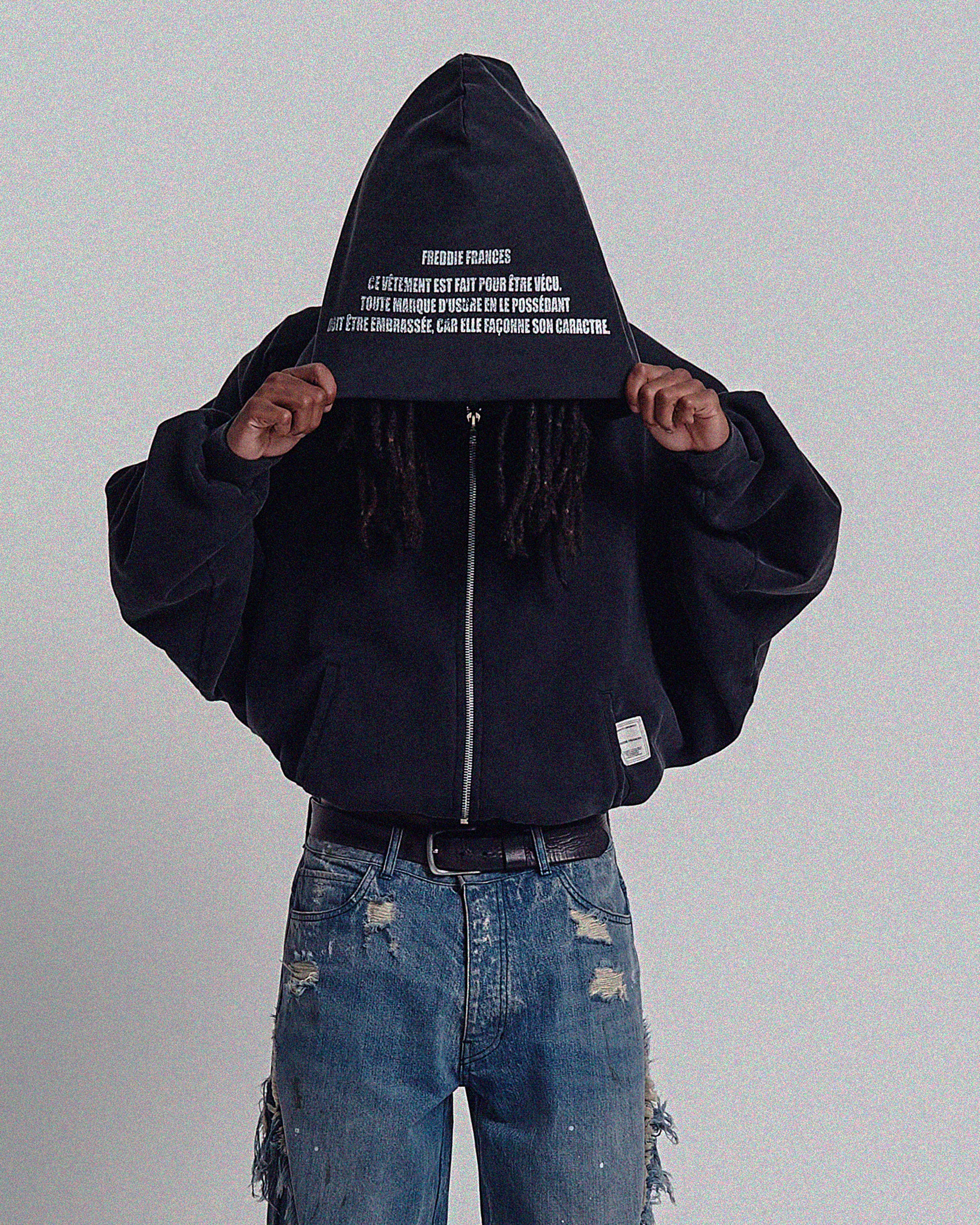 Swan Zip Up Hoodie