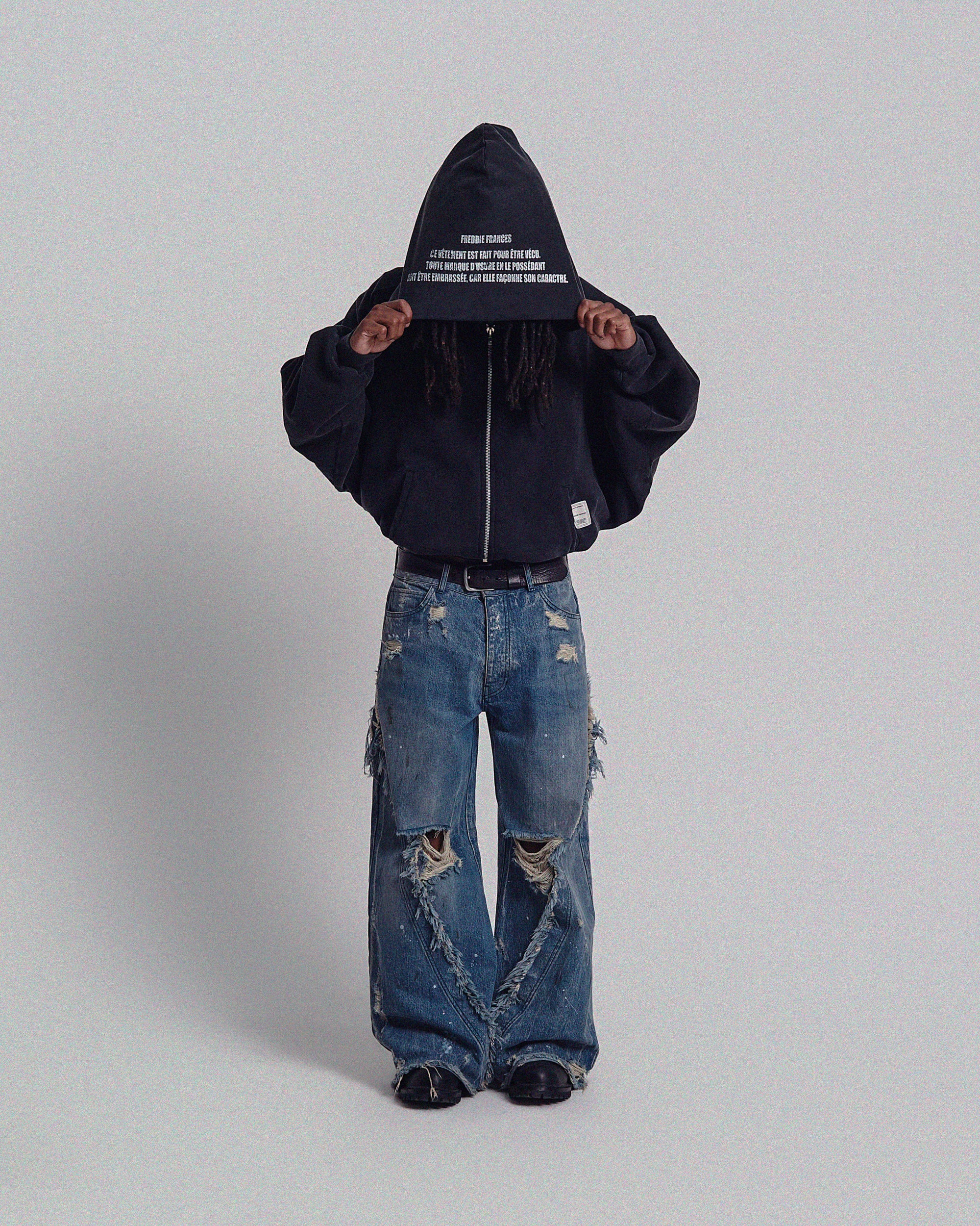 Swan Zip Up Hoodie