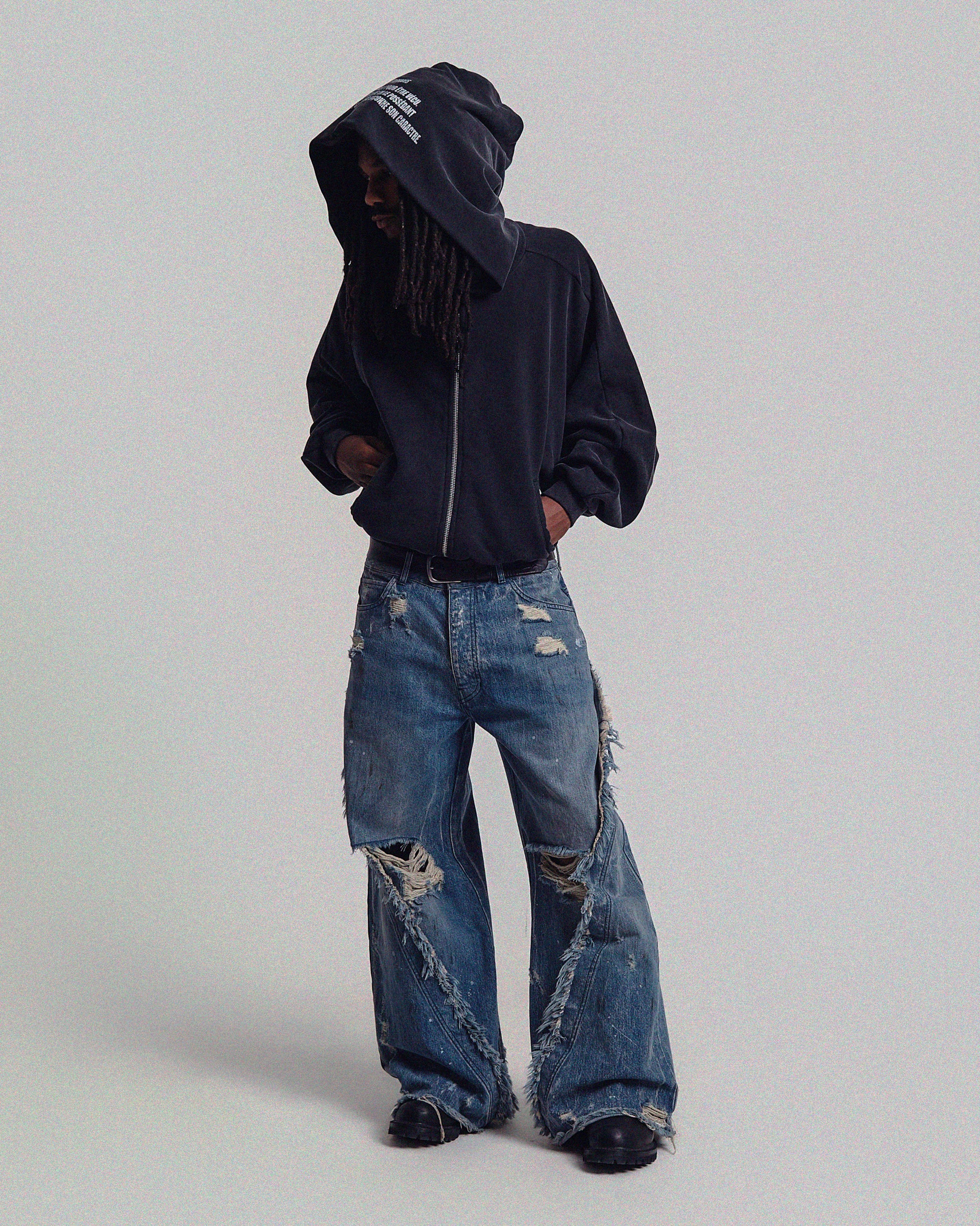 Swan Zip Up Hoodie